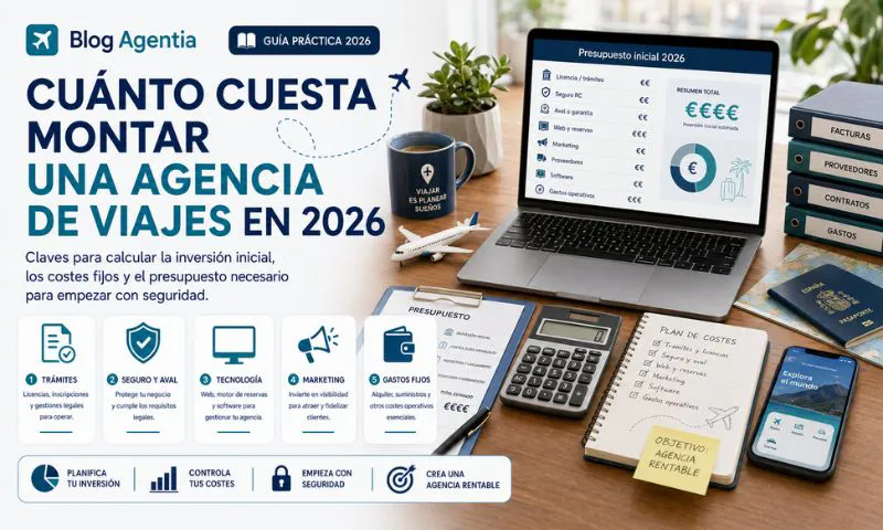 coste agencia de viajes
