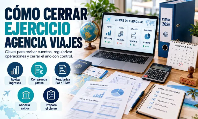 cierre contable agencia viajes