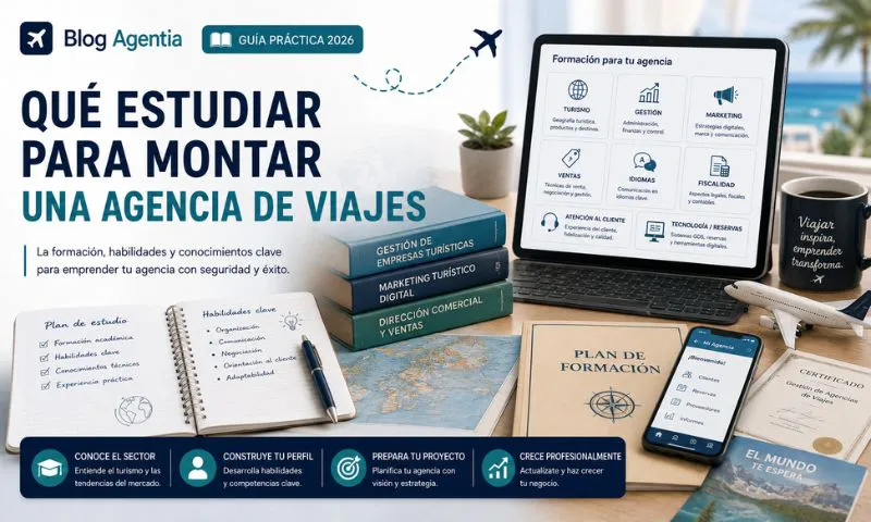 estudiar agente viajes