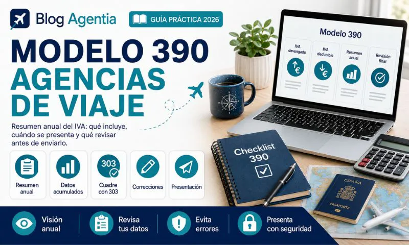 modelo 390 agencia viajes