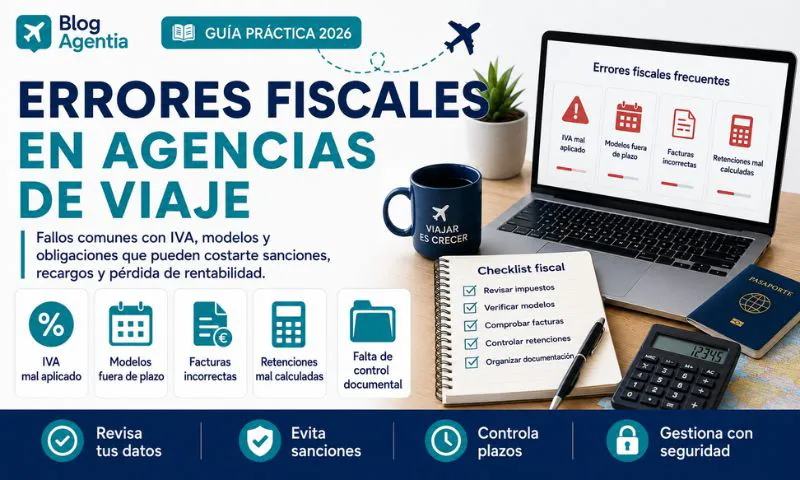 errores fiscales agencia viajes