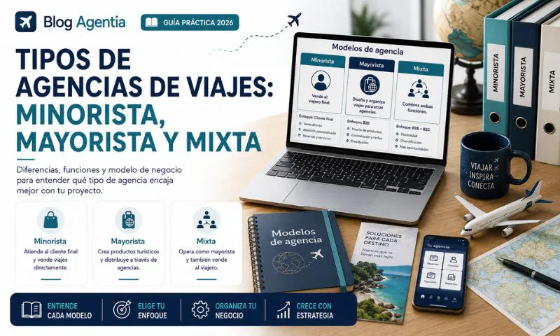 tipos agencias de viajes