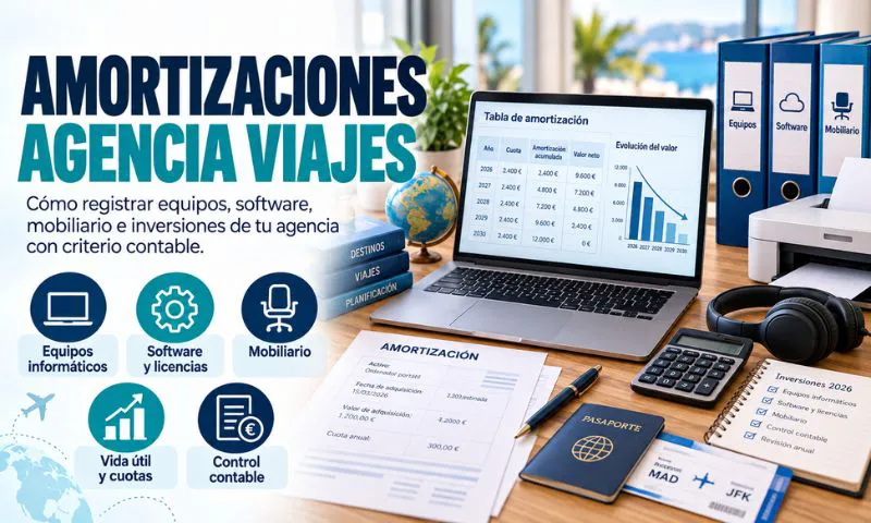 amortizacion agencia viajes