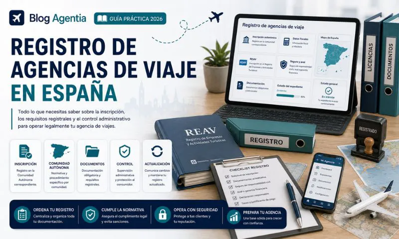 registro agencias viajes