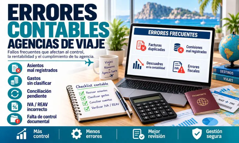 errores contabilidad agencia viajes