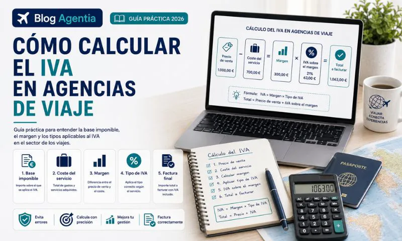 calcular IVA agencia viajes