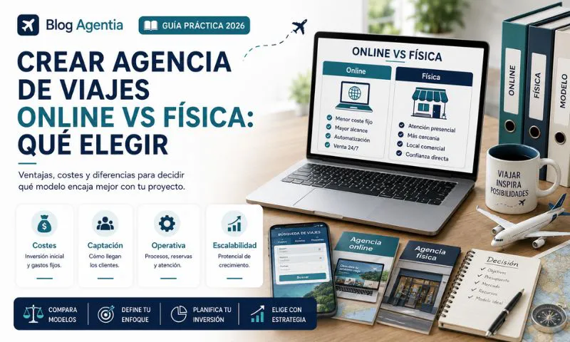 agencia viajes online vs física
