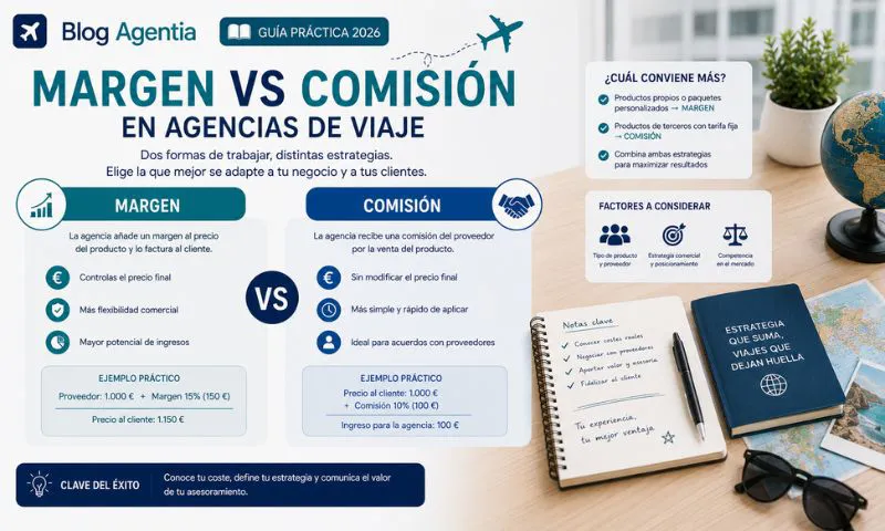 margen agencia viajes