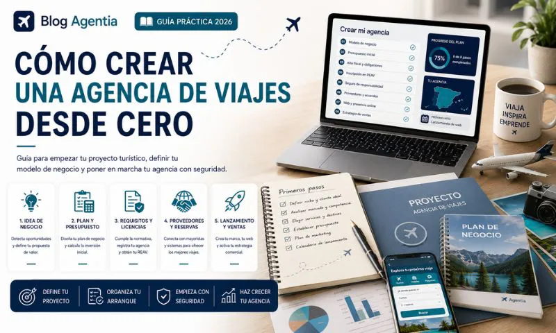 crear agencia de viajes