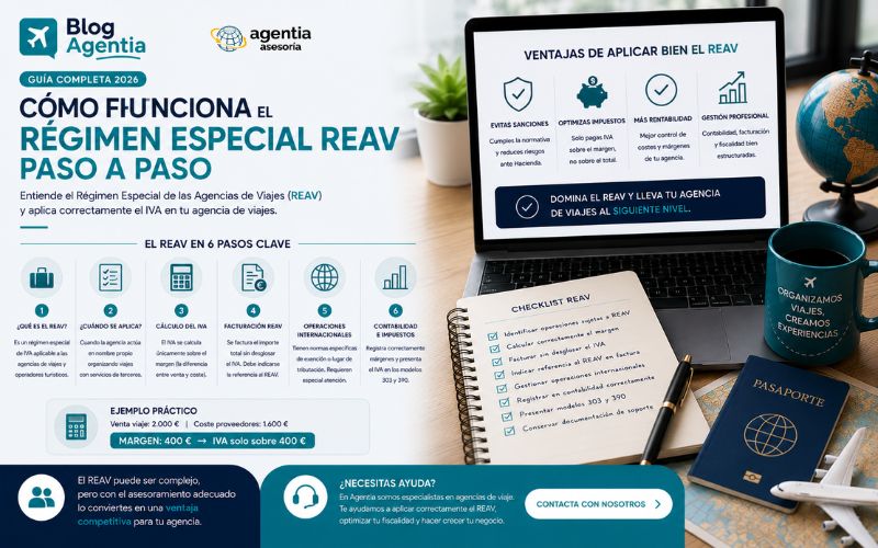 Cómo funciona el régimen especial REAV de agencias de viaje