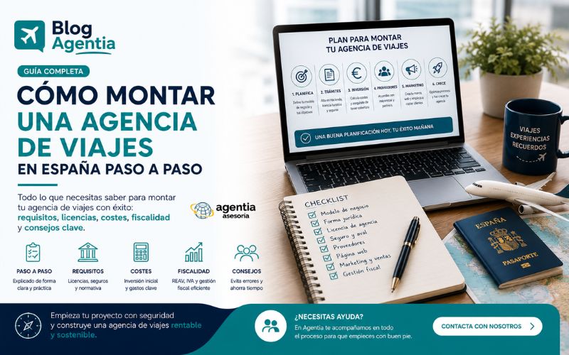 Cómo montar una agencia de viajes en España paso a paso