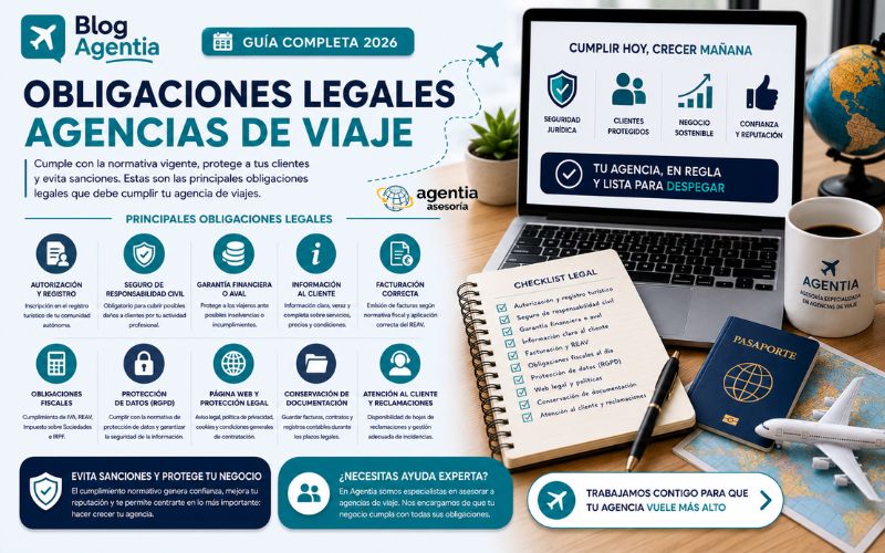 Obligaciones legales agencias de viaje