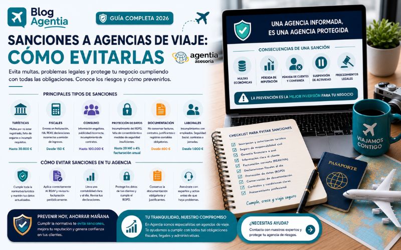 Sanciones a agencias de viaje