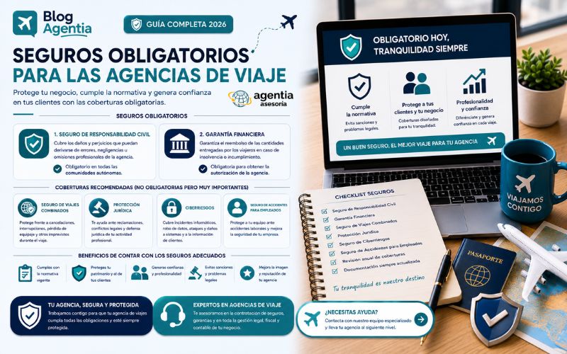 Seguros obligatorios para las agencias de viaje
