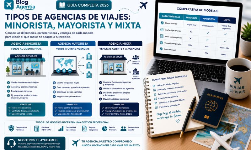 Tipos de agencias de viajes